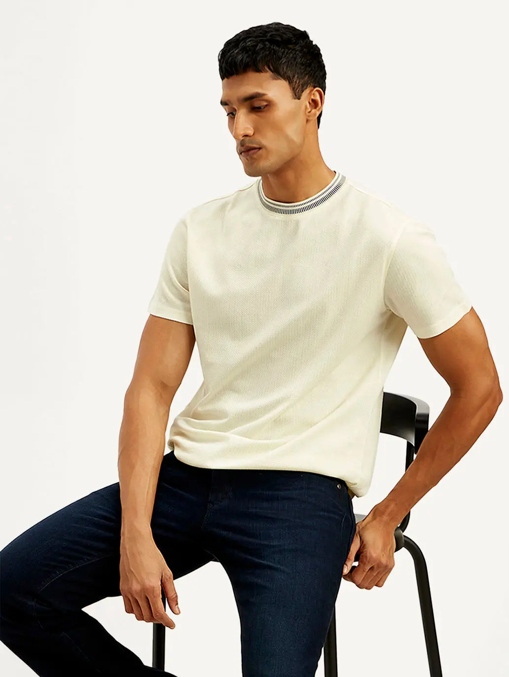 Men's Redloop Solid Slim Fit T-Shirt 1