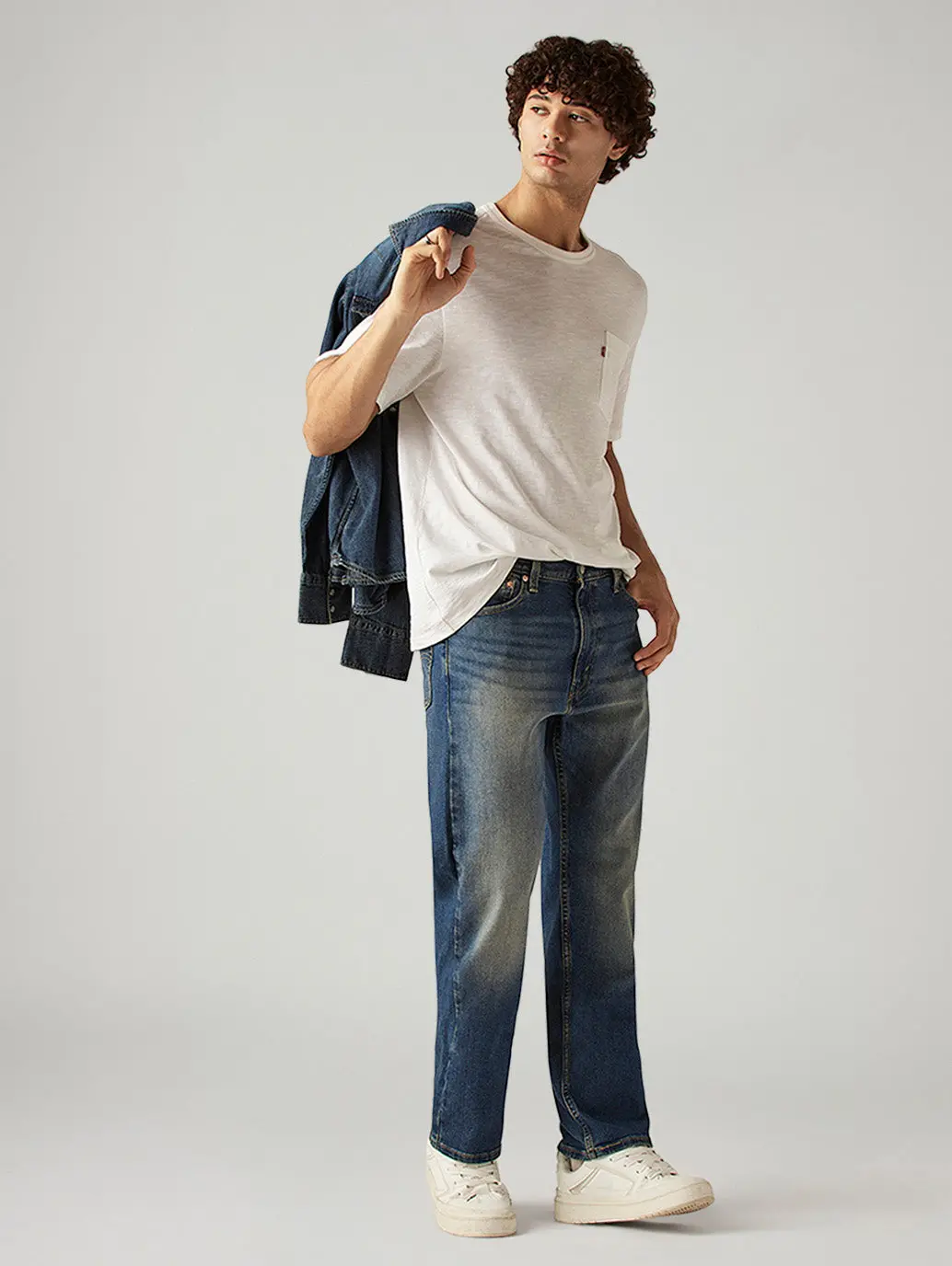 Men's 511 Blue Slim Fit Mid Rise Jeans 1