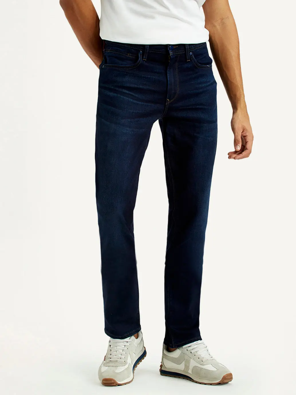 Men's Redloop 511 Dark Indigo Slim Fit Mid Rise Jeans 3