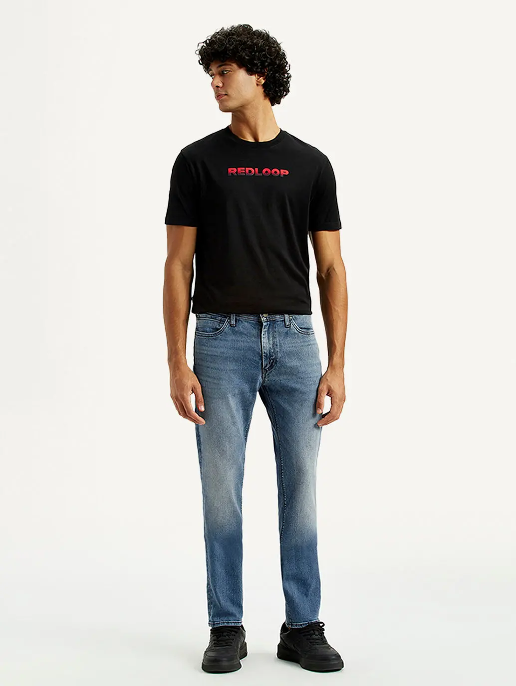 Men's Redloop 511 Indigo Slim Fit Mid Rise Jeans 1