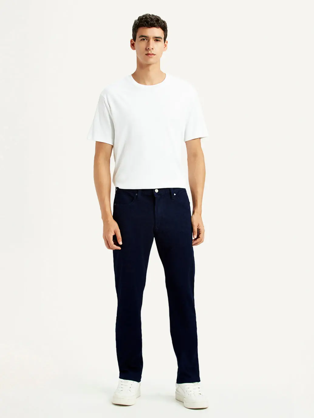 Men's Redloop 511 Navy Blue Slim Fit Mid Rise Jeans 1