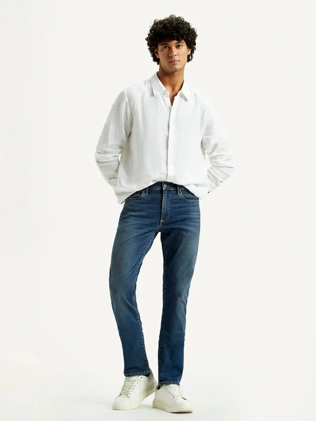 Men's Redloop 511 Dark Indigo Slim Fit Innovation Stretch Jeans 1