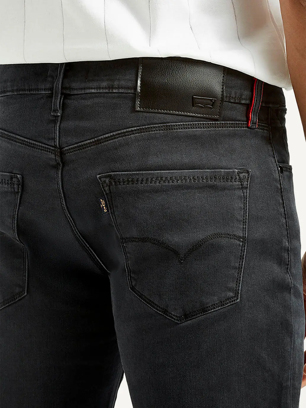 Men's Redloop 511 Charcoal Grey Slim Fit Innovation Stretch Jeans 5