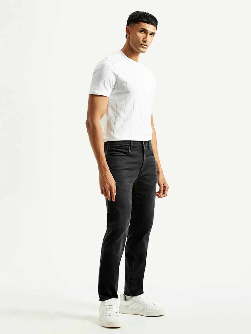 Men's Redloop 511 Charcoal Grey Slim Fit Innovation Stretch Jeans 6