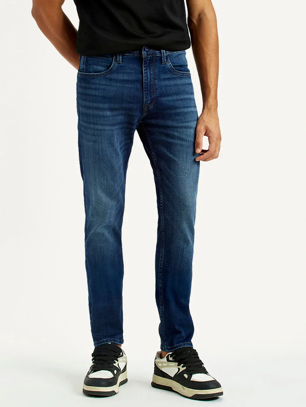 Men's Redloop 512 Indigo Slim Tapered Fit Mid Rise Jeans 3