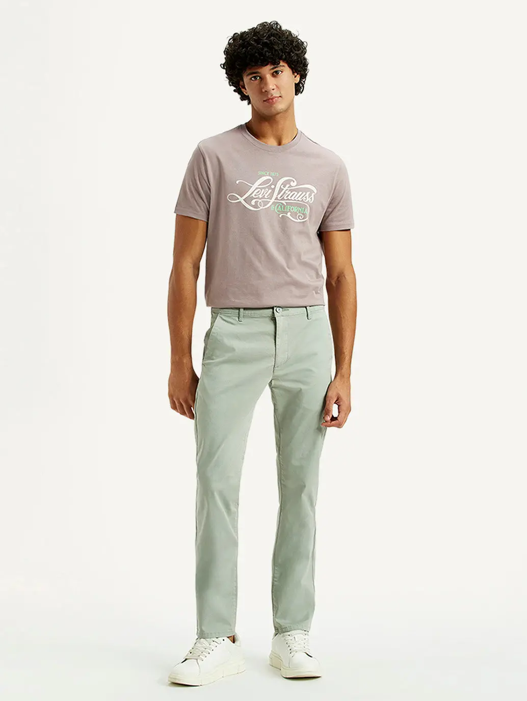 Men's 511 Green Slim Fit Mid Rise Chinos 7