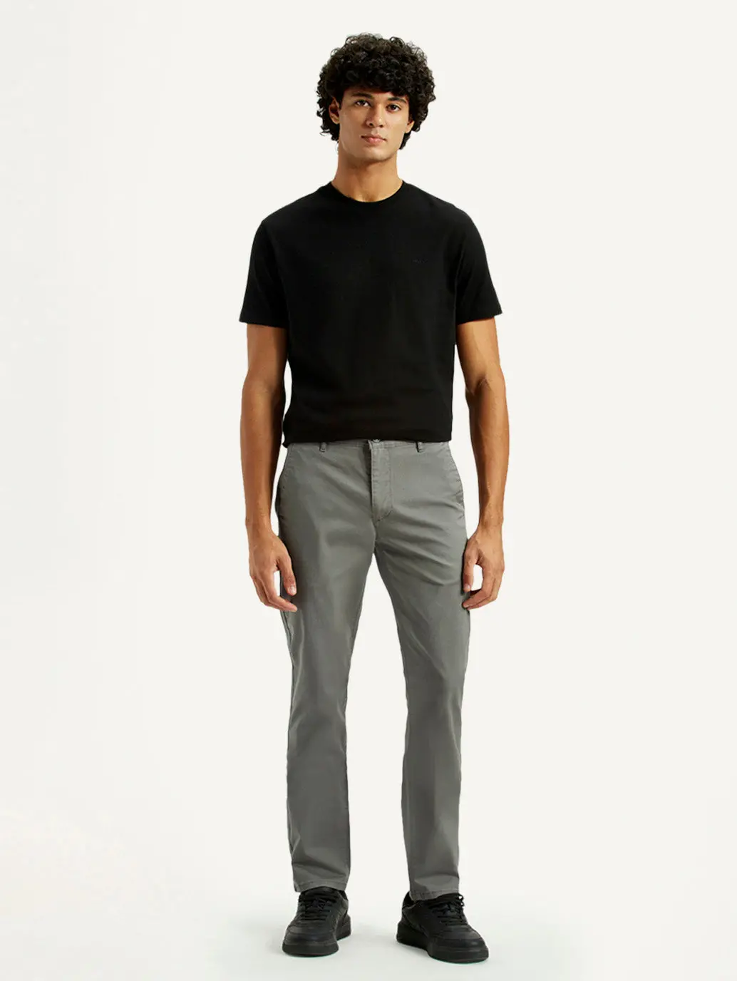 Men's 511 Grey Slim Fit Mid Rise Chinos 1