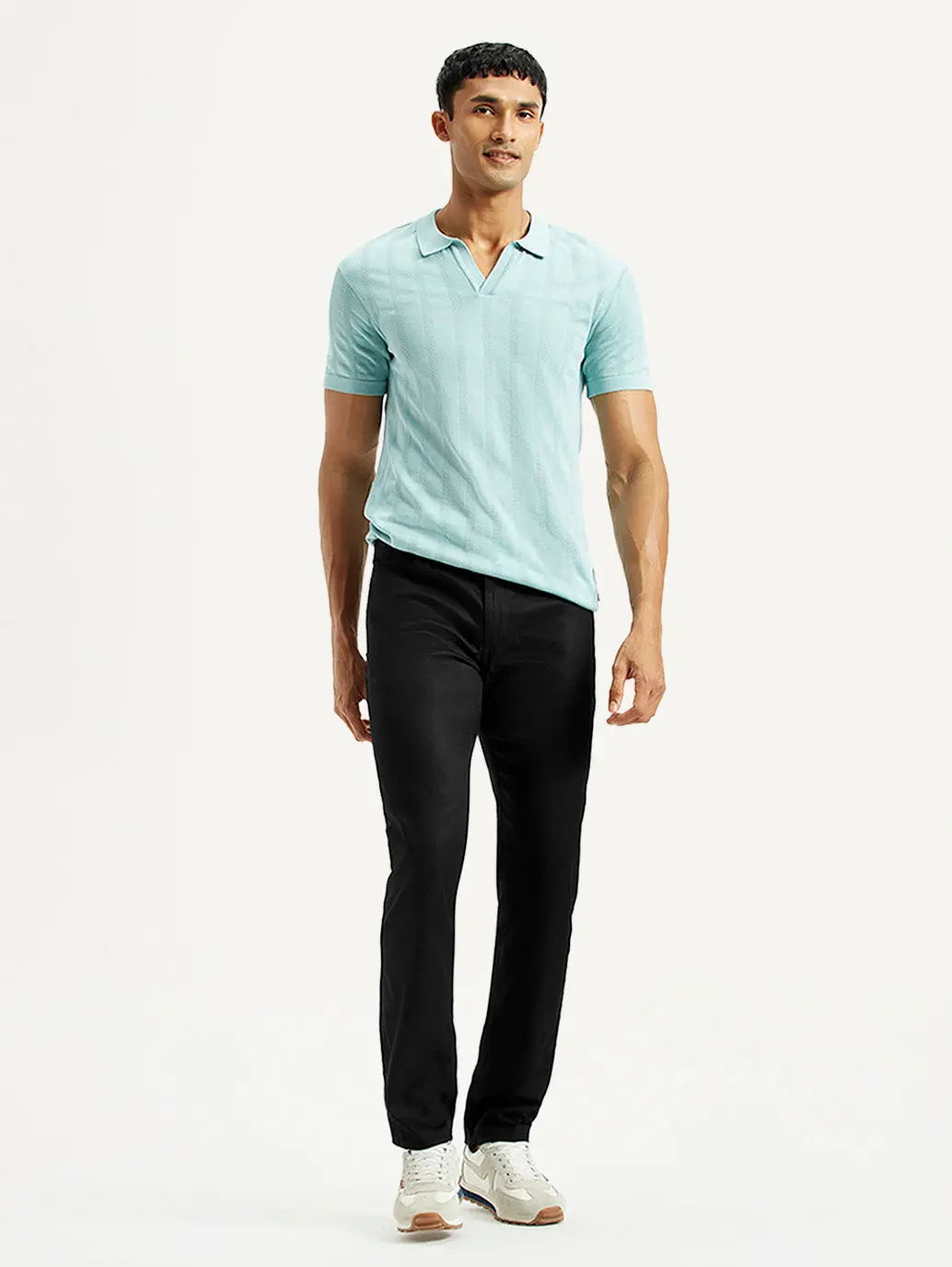 Men's Redloop 511 Black Slim Fit Mid Rise Jeans 1