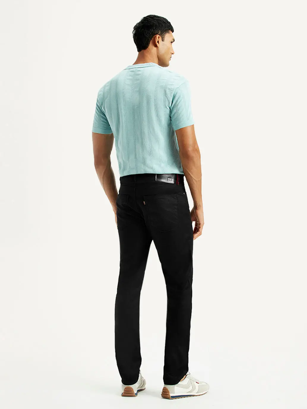 Men's Redloop 511 Black Slim Fit Mid Rise Jeans 5