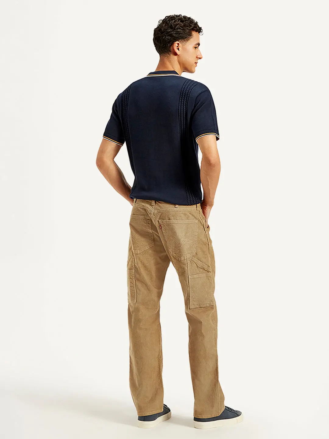Men's 505 Khaki Straight Fit Corduroy Utility Pants 5