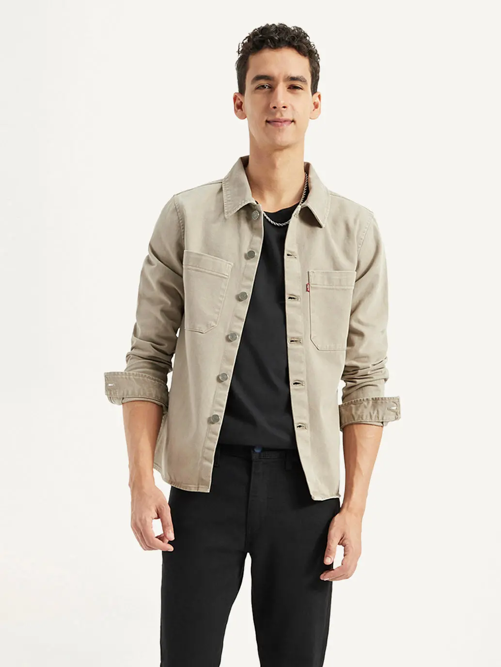 Men's Solid Slim Fit Shirt 1