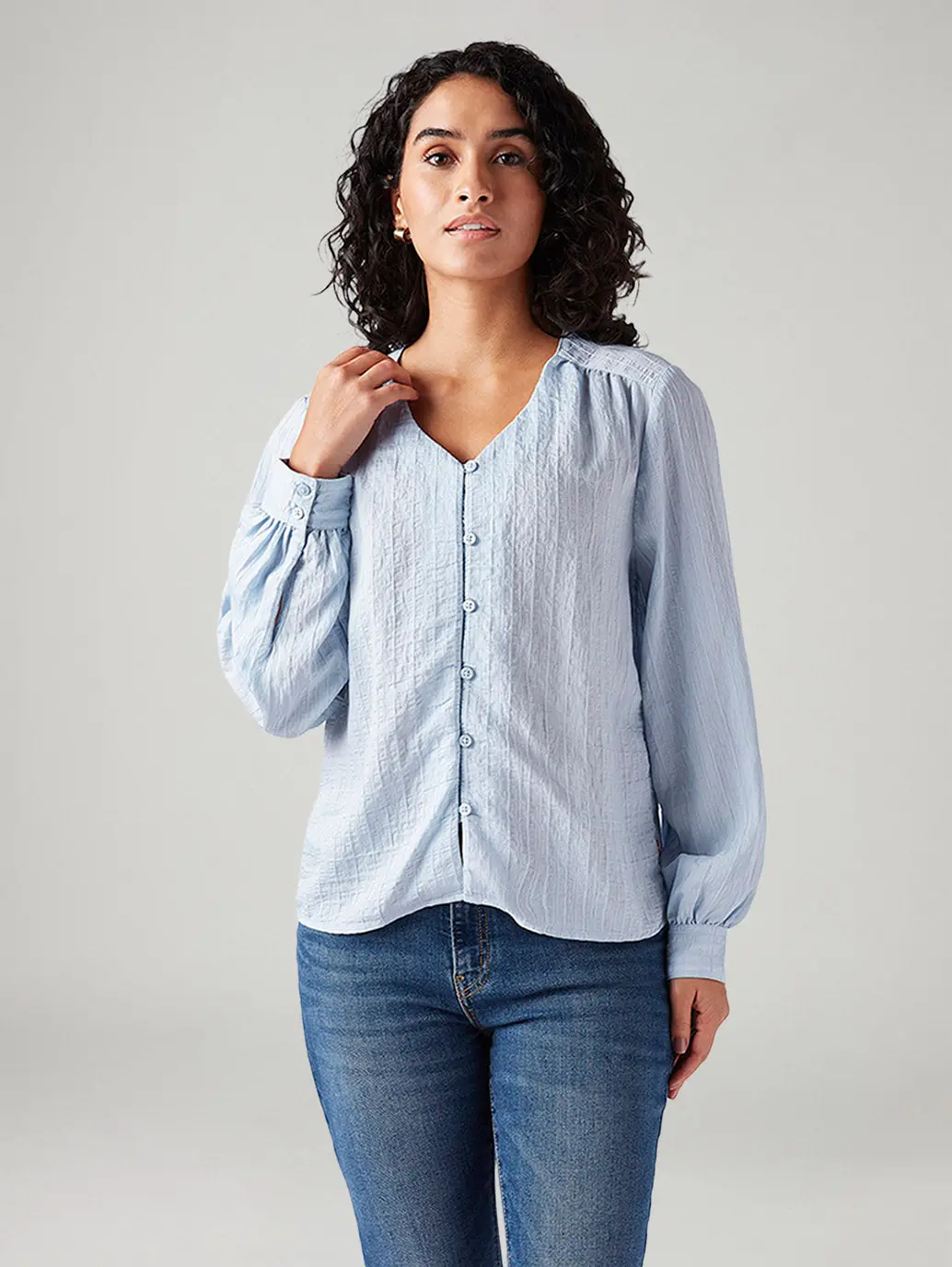 Women's Textured Regular Fit Top 1