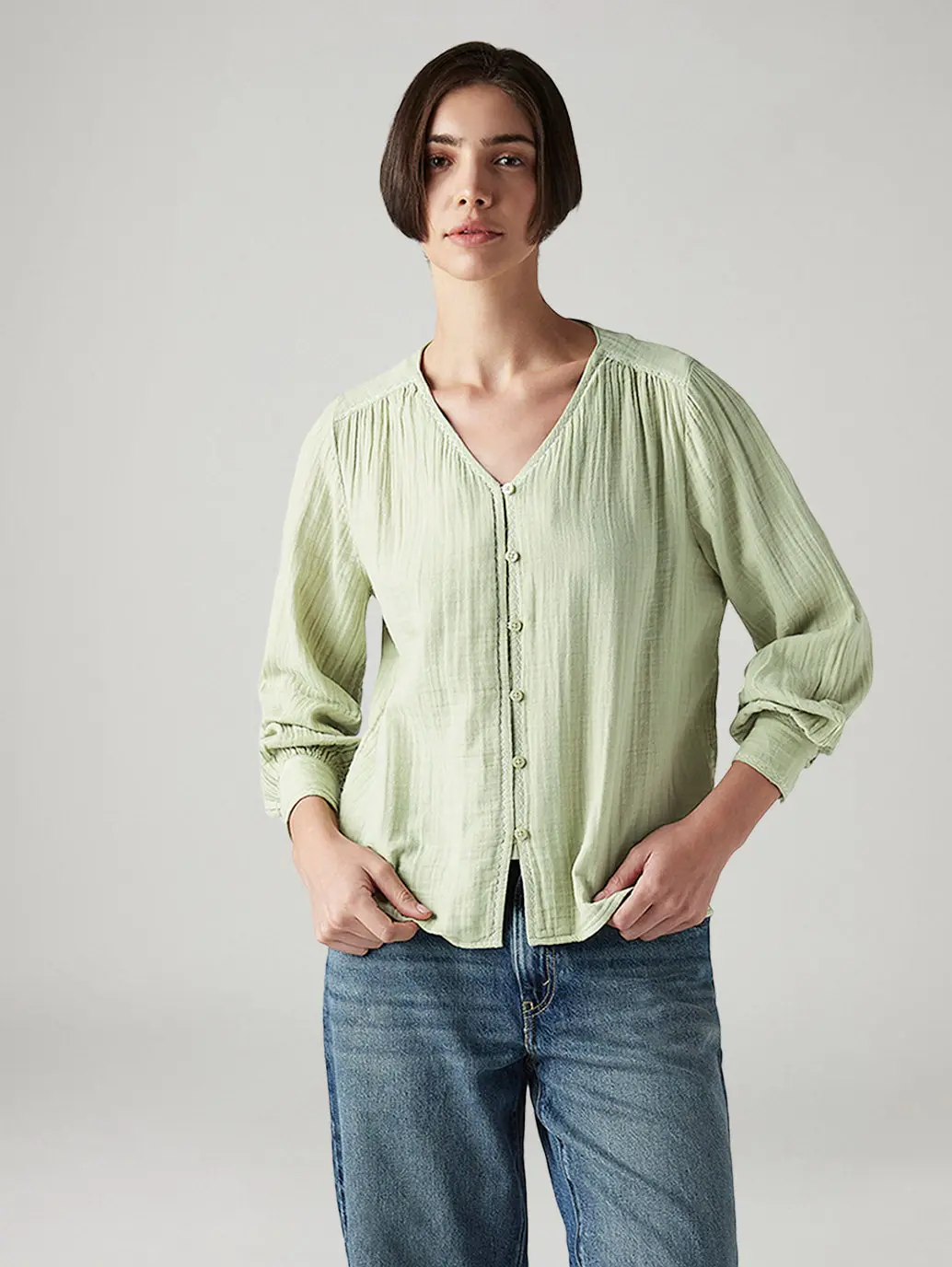 Women's Embroidered Regular Fit Top 1