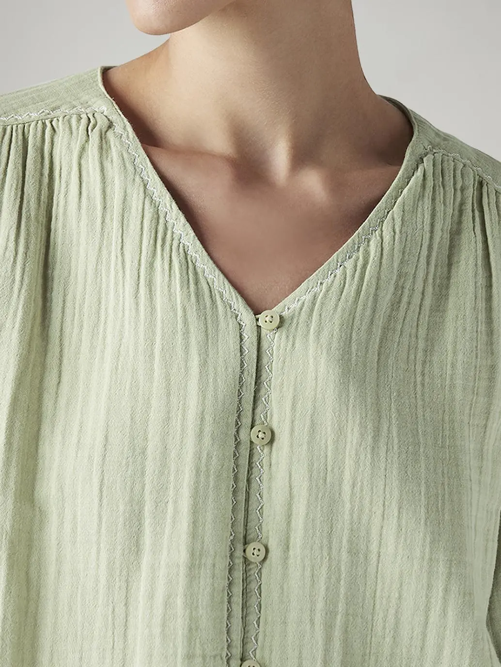 Women's Embroidered Regular Fit Top 4
