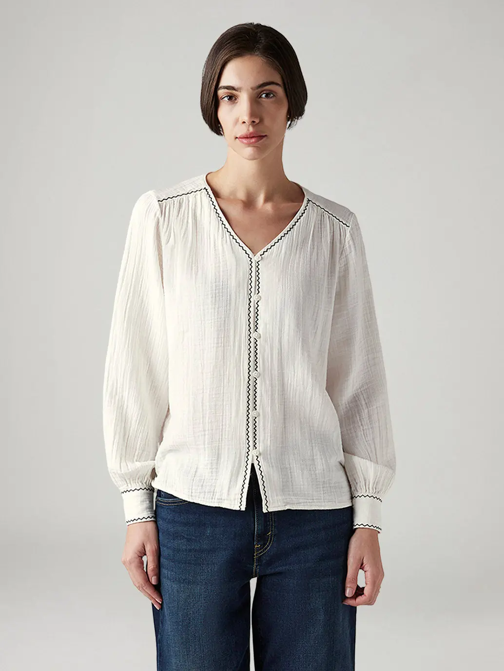 Women's Embroidered Regular Fit Top 2