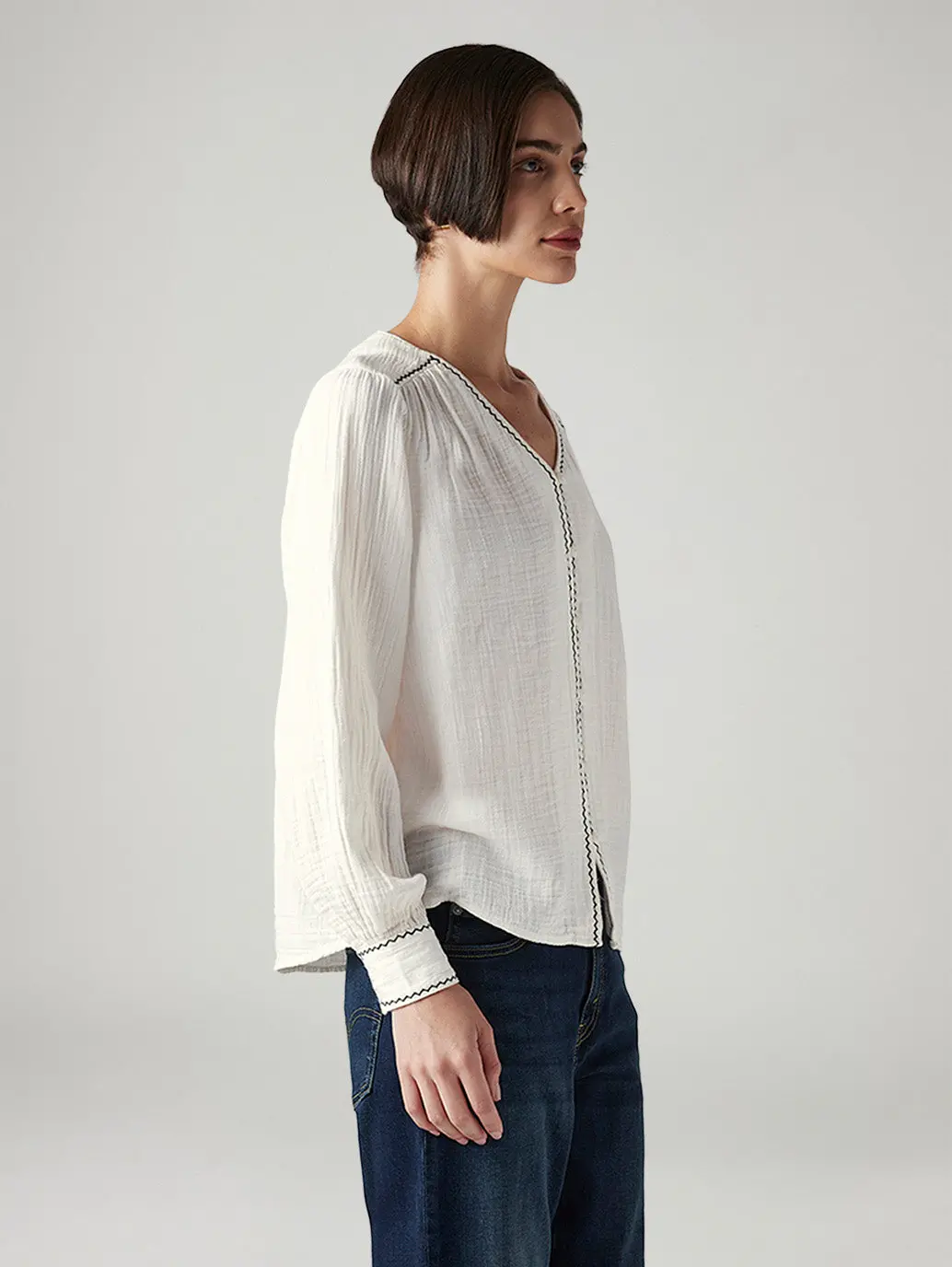 Women's Embroidered Regular Fit Top 5