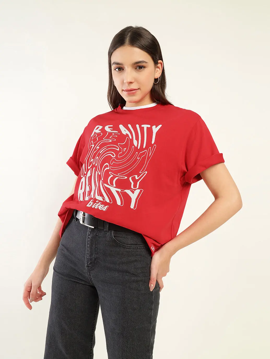 Women's Graphic Oversized T-Shirt 1