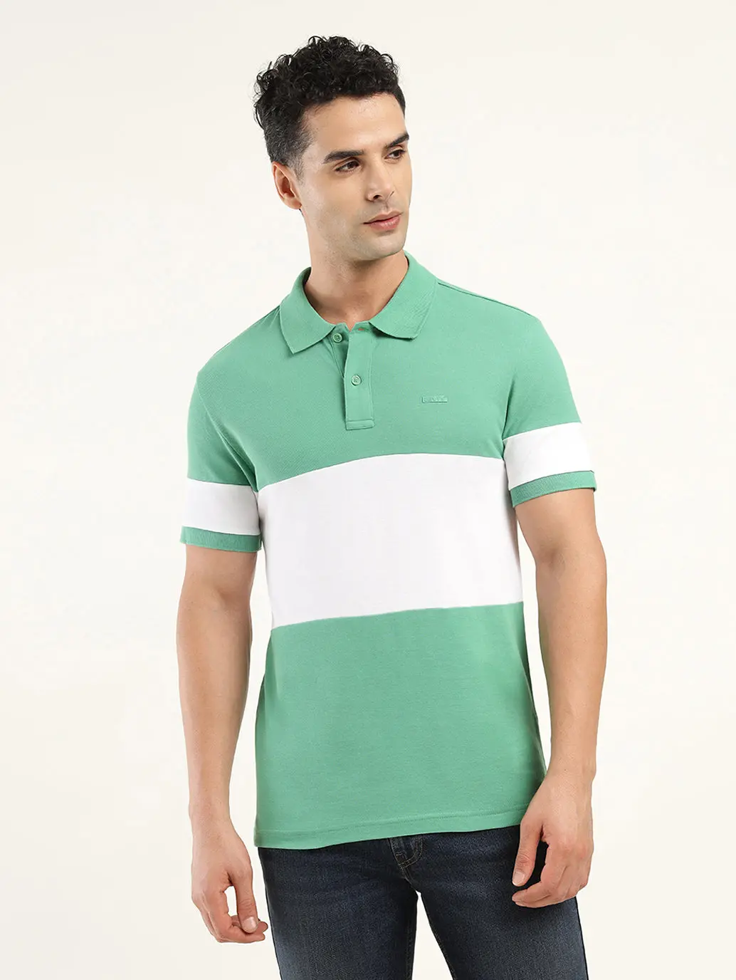 Men's Colorblock Polo T-Shirt 2