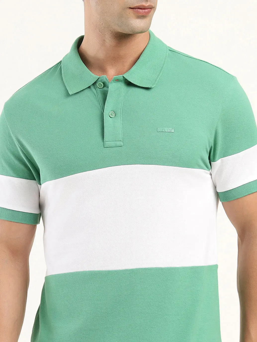 Men's Colorblock Polo T-Shirt 4
