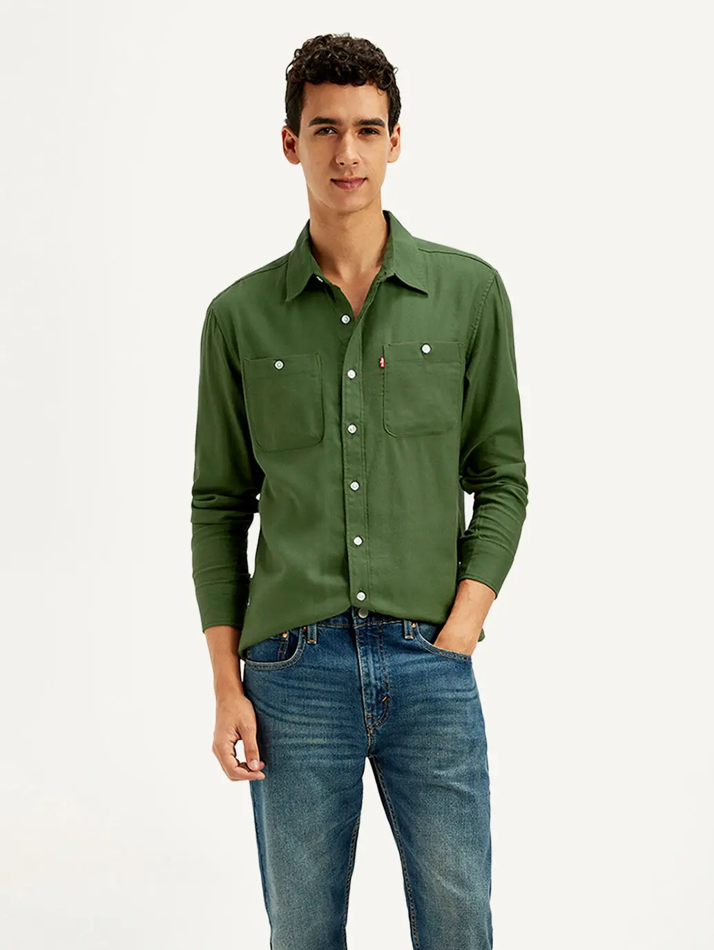 Men's Solid Slim Fit Shirt 1