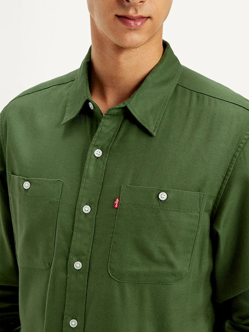 Men's Solid Slim Fit Shirt 4