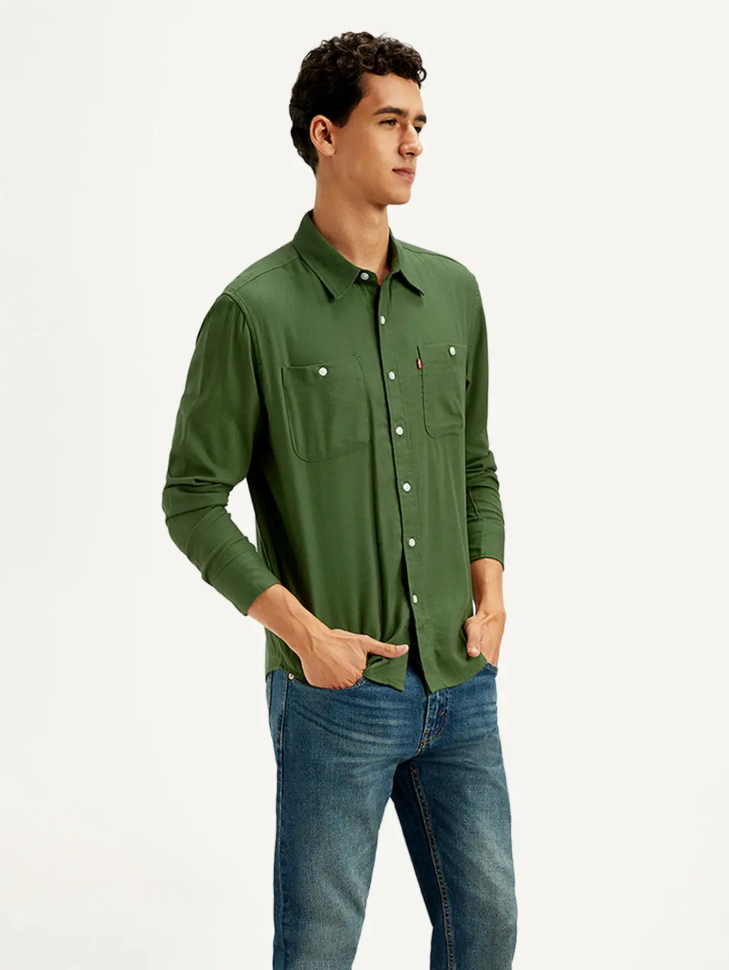 Men's Solid Slim Fit Shirt 5