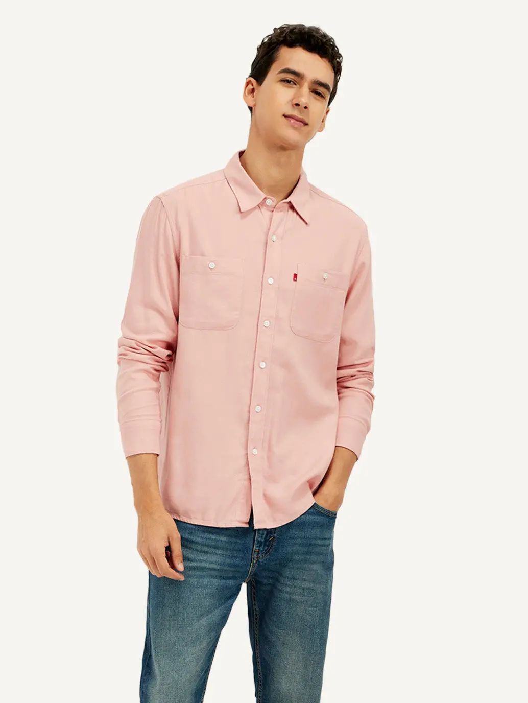 Men's Solid Slim Fit Shirt 1