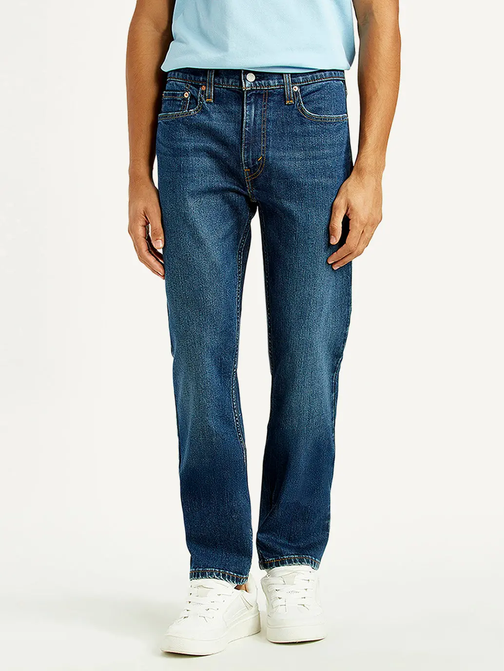 Men's 513 Dark Indigo Slim Straight Fit Mid Rise Jeans 2
