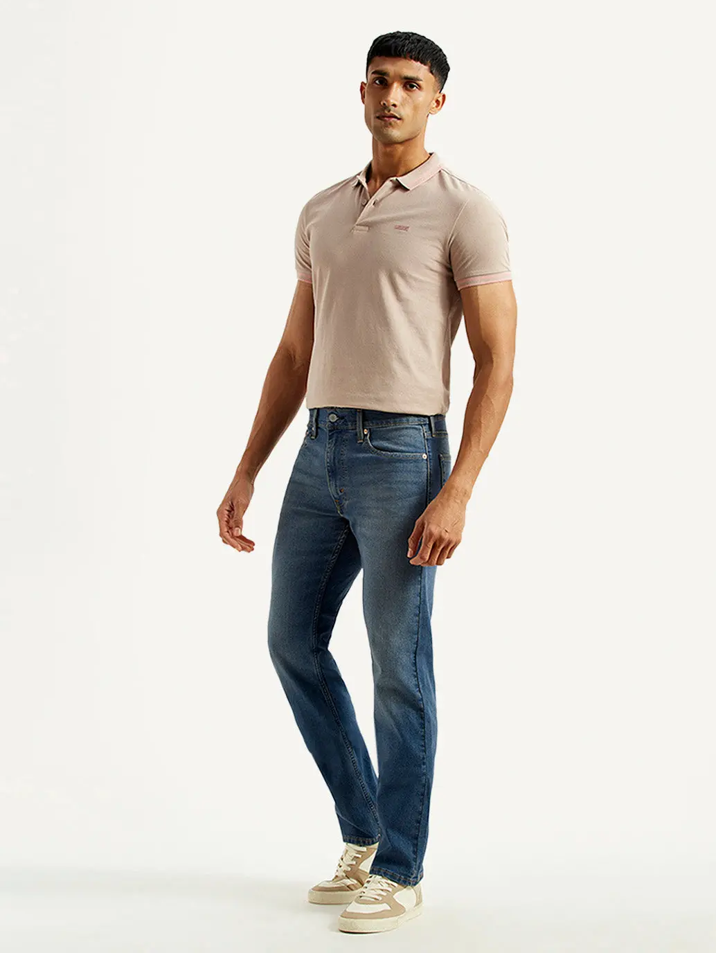Men's 513 Med Indigo Slim Straight Fit Mid Rise Jeans 1