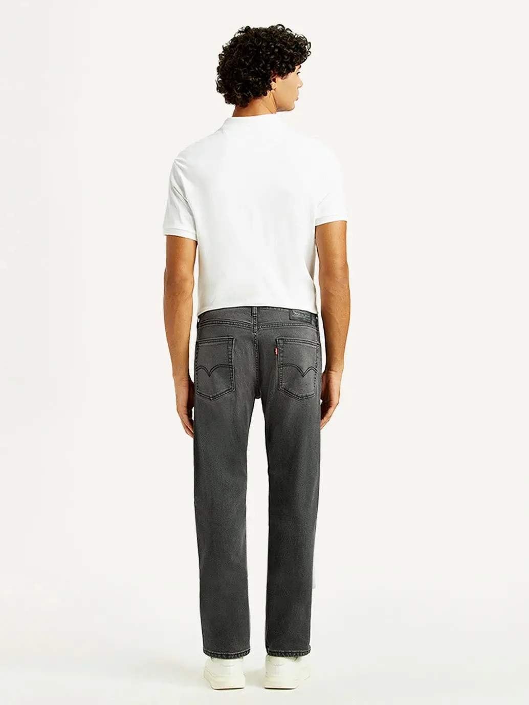 Men's 513 Grey Slim Straight Fit Mid Rise Jeans 5