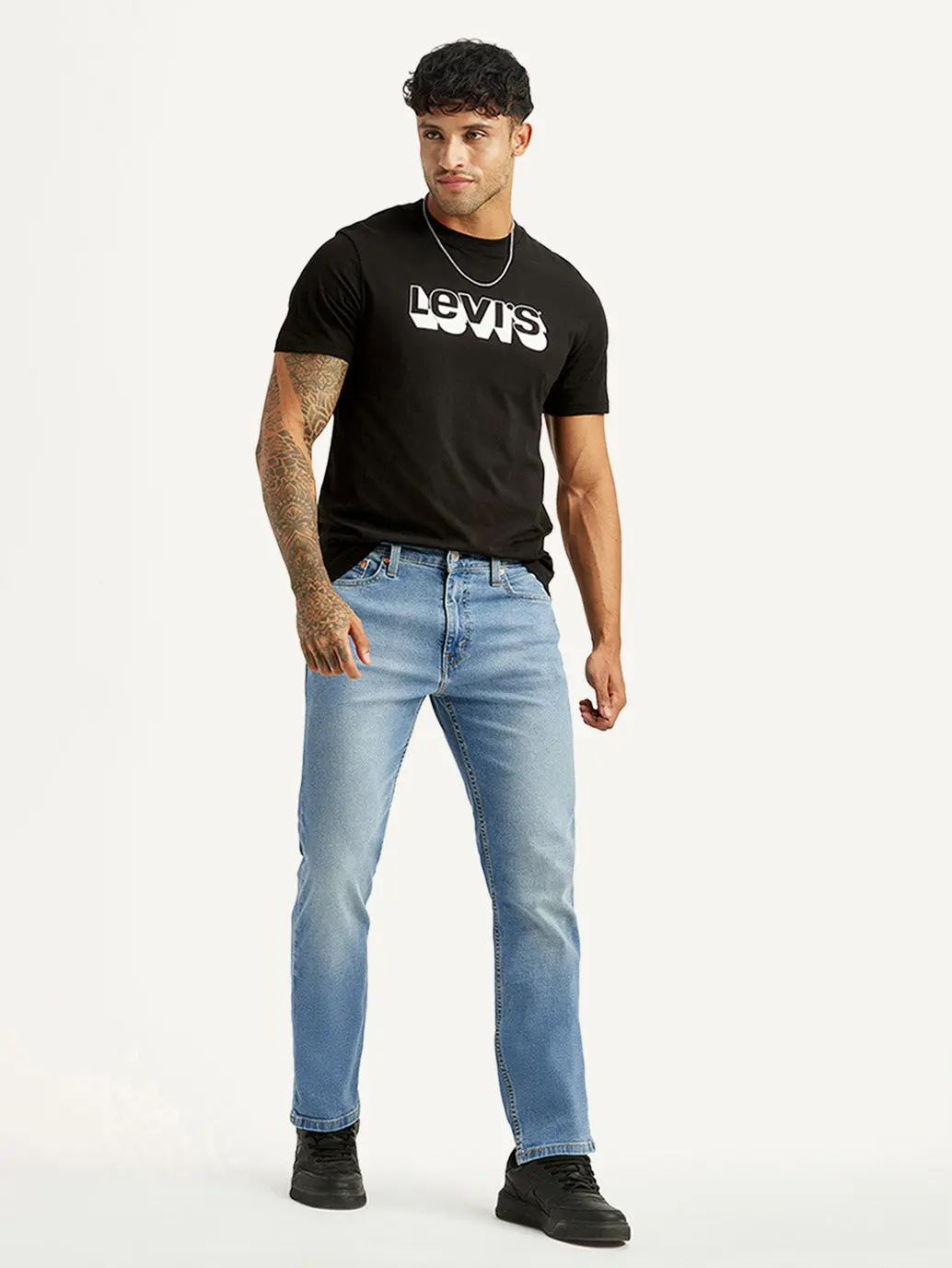 Men's 513 Light Indigo Slim Tapered Fit Mid Rise Jeans 1