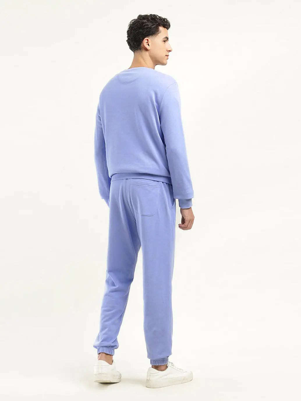 Men's Graphic Print Blue Co-Ord Set 3