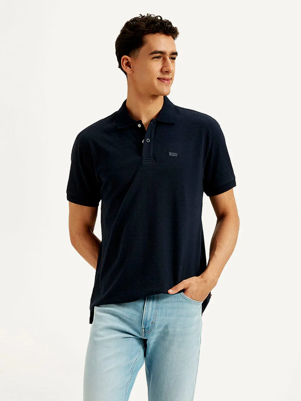Men's Solid Slim Fit Polo T-Shirt 1