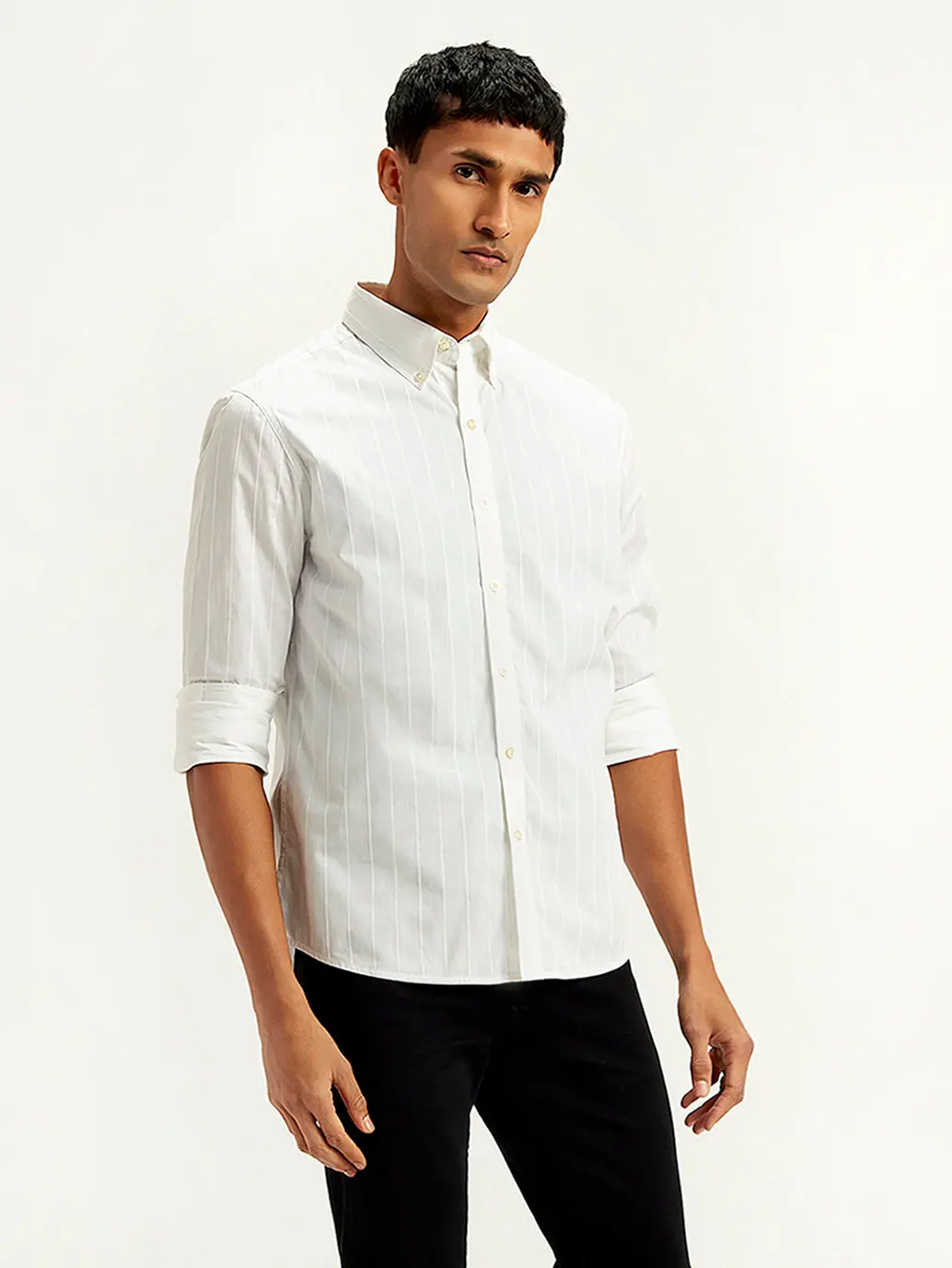 Men's Redloop Striped Slim Fit Shirt 4