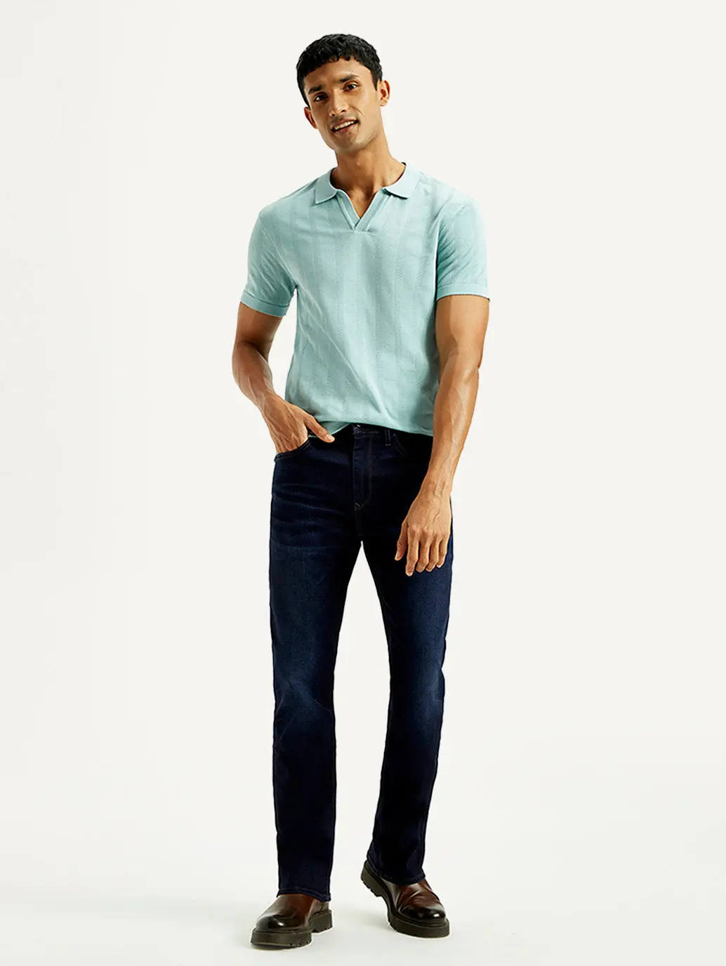 Men's Redloop 527 Med Indigo Bootcut Fit Mid Rise Jeans 1