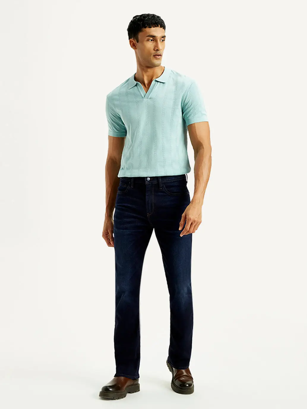 Men's Redloop 527 Med Indigo Bootcut Fit Mid Rise Jeans 7