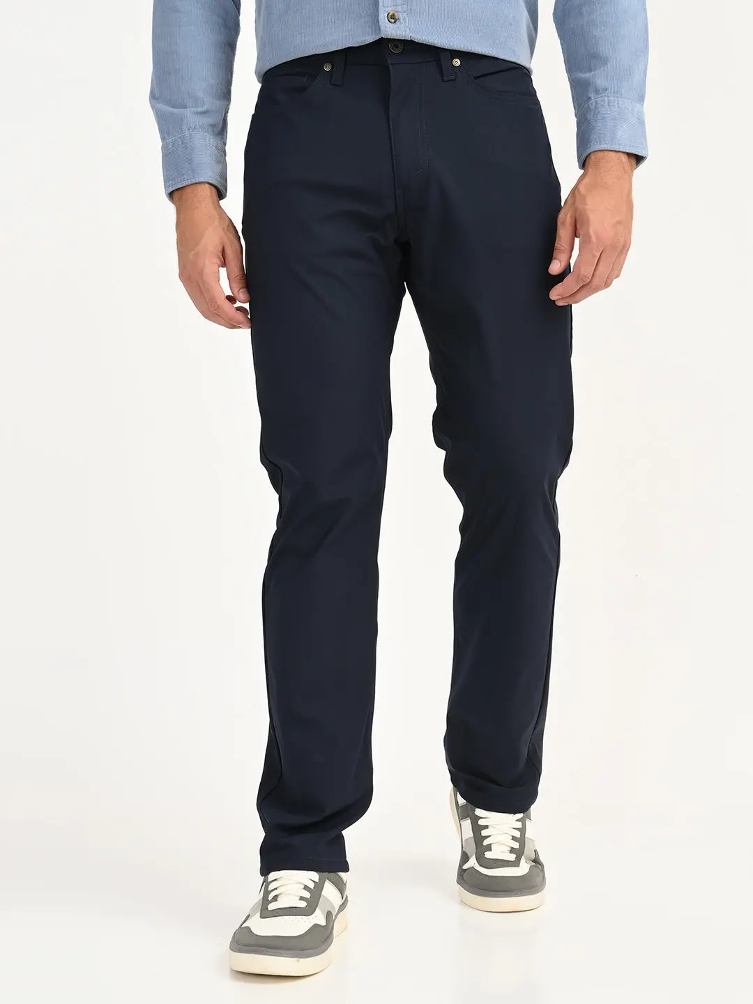 Men's 514 Navy Straight Fit Tech Pant 1