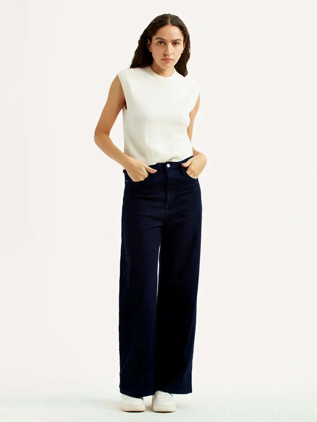 Women's Redloop Ribcage Wide Leg Fit High Rise Jeans 1