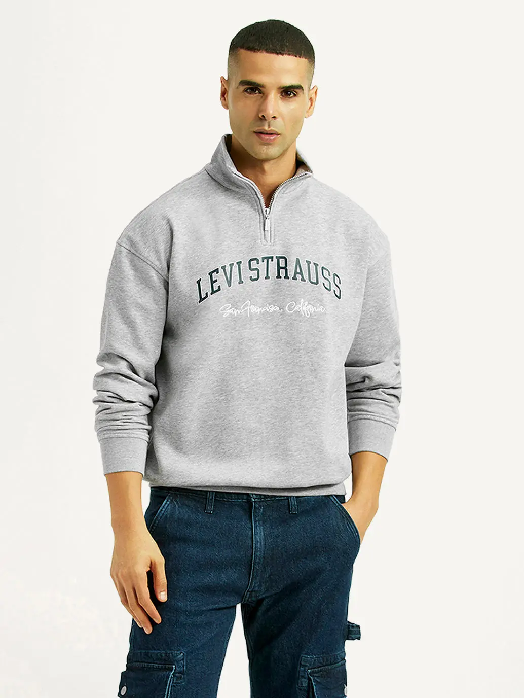 Men's Brand Logo Regular Fit Sweatshirt 1