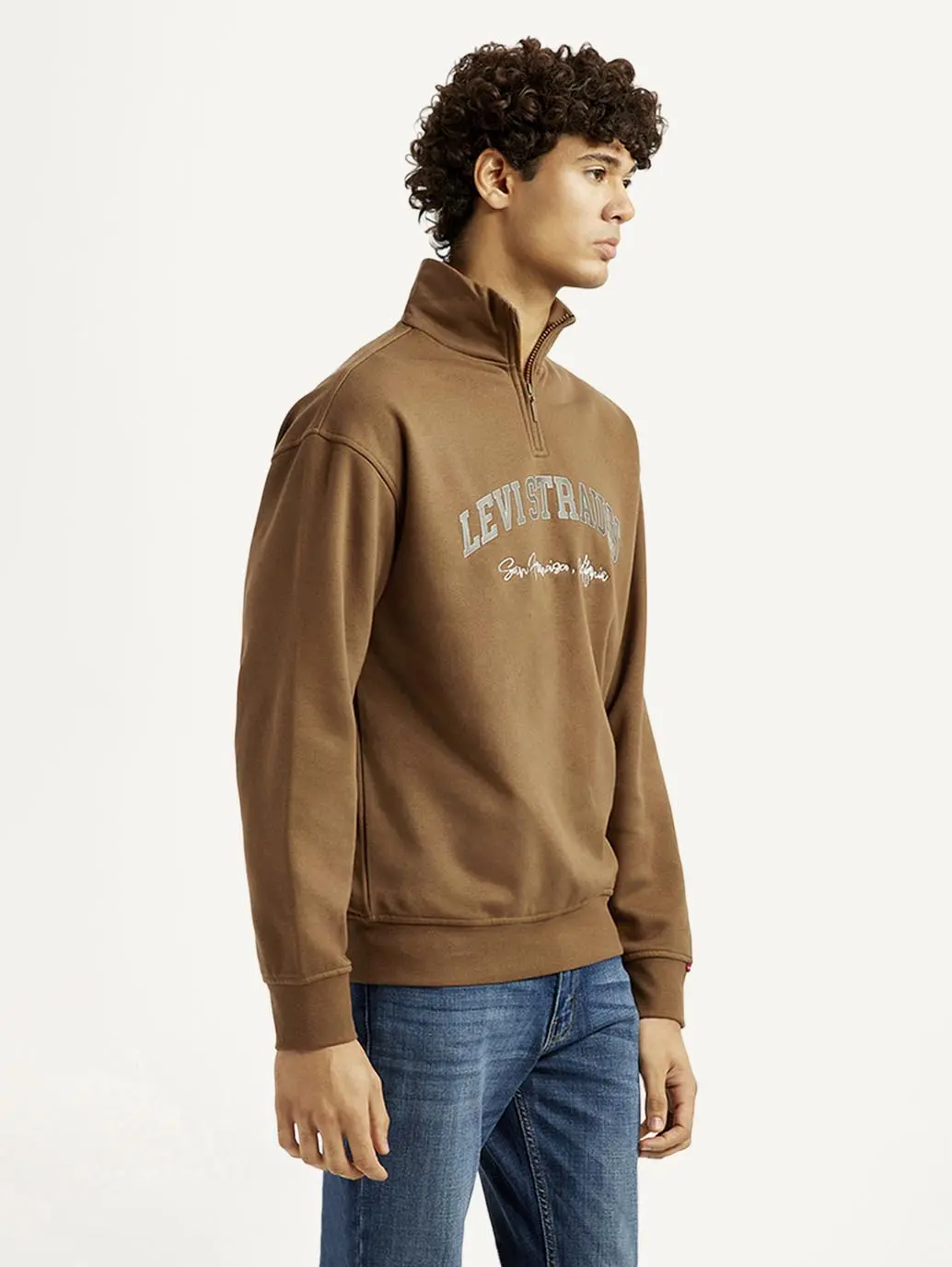 Men's Typography Regular Fit Sweatshirt 4