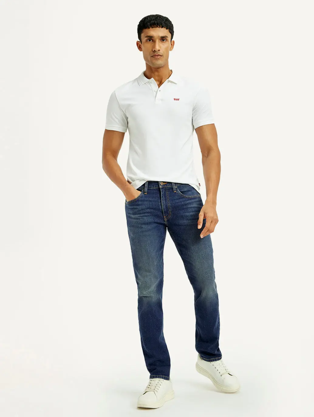 Men's Tinted 511 Med Indigo Slim Fit Mid Rise Jeans 1