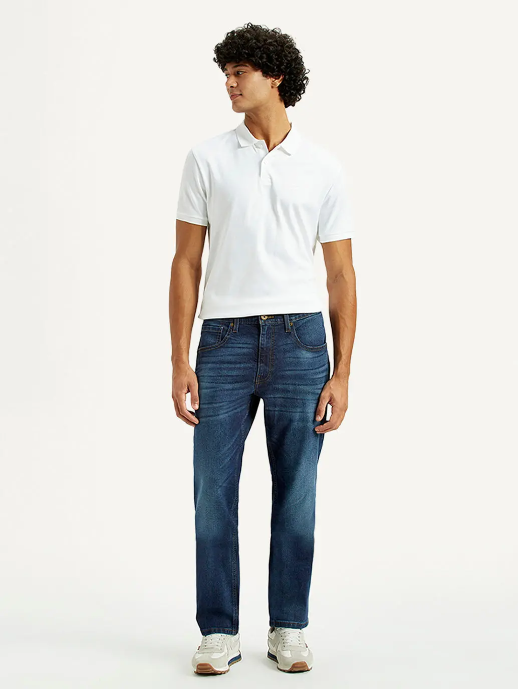 Men's 541 Indigo Athletic Tapered Fit Mid Rise Jeans 1