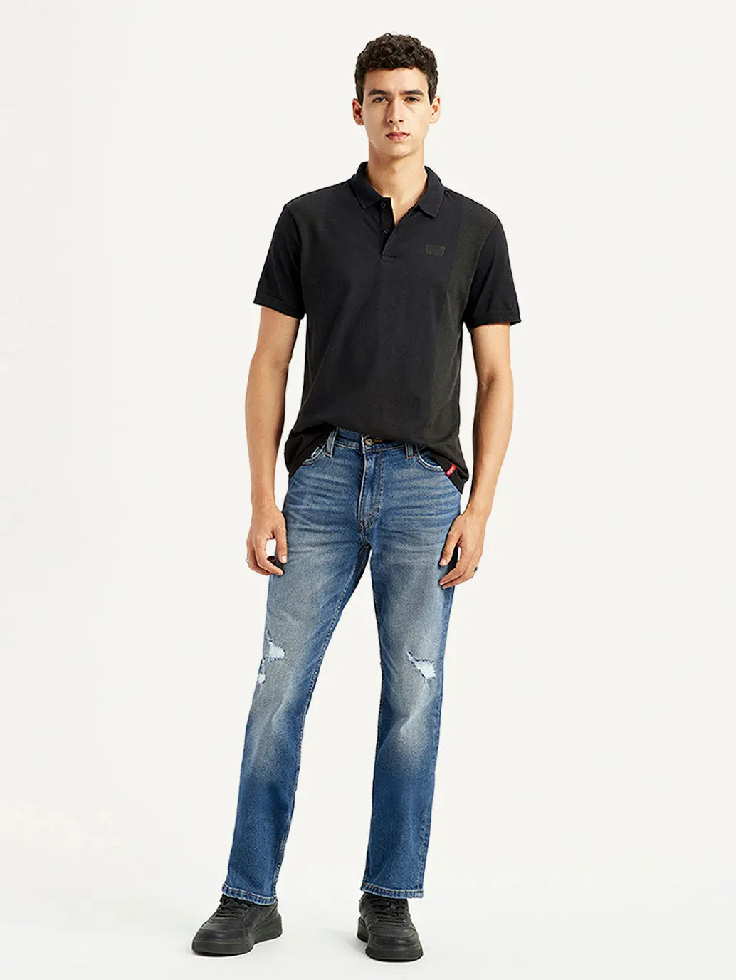 Men's 511 Blue Slim Fit Mid Rise Jeans 1