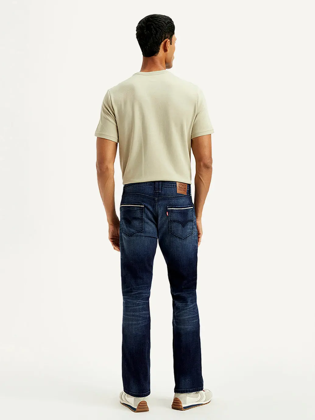 Men's 527 Blue Bootcut Fit Mid Rise Jeans 3