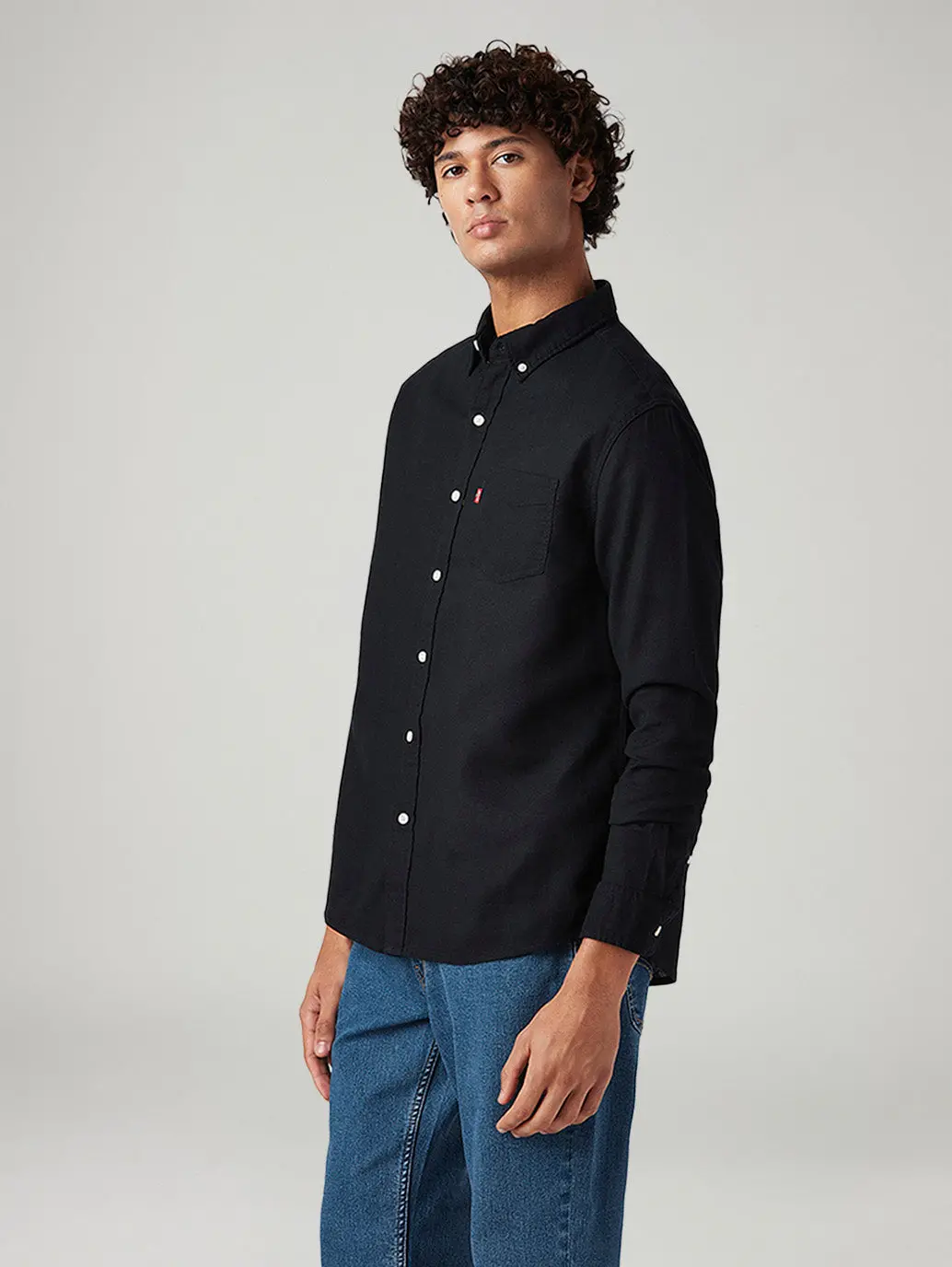 Men's Solid Slim Fit Oxford Shirt 5
