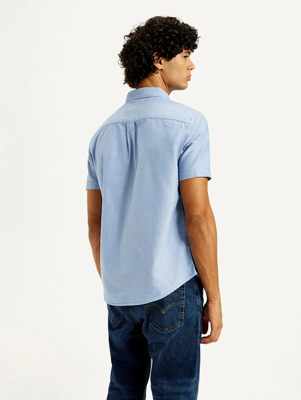 Men's Solid Slim Fit Oxford Shirt 3