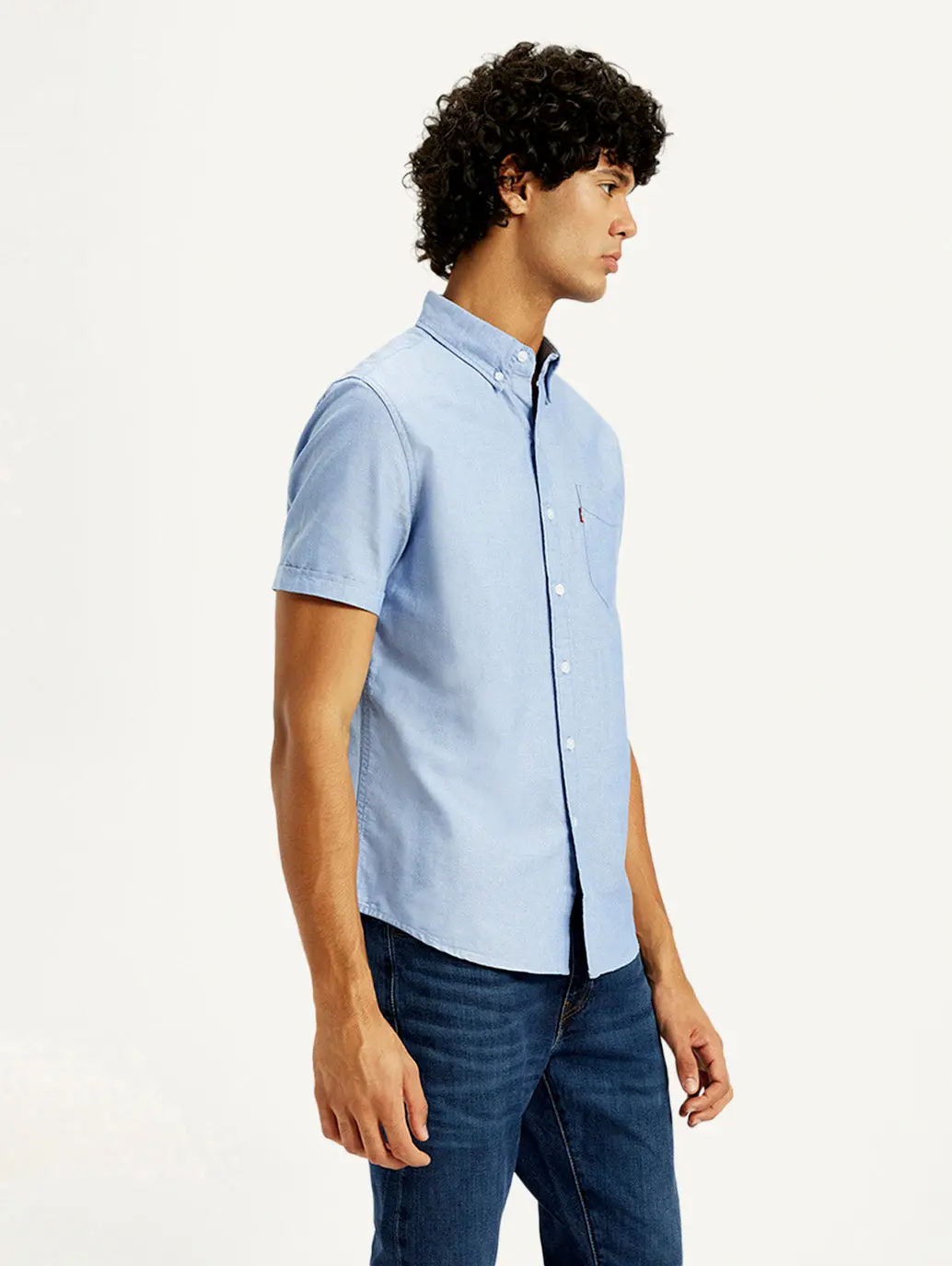 Men's Solid Slim Fit Oxford Shirt 5