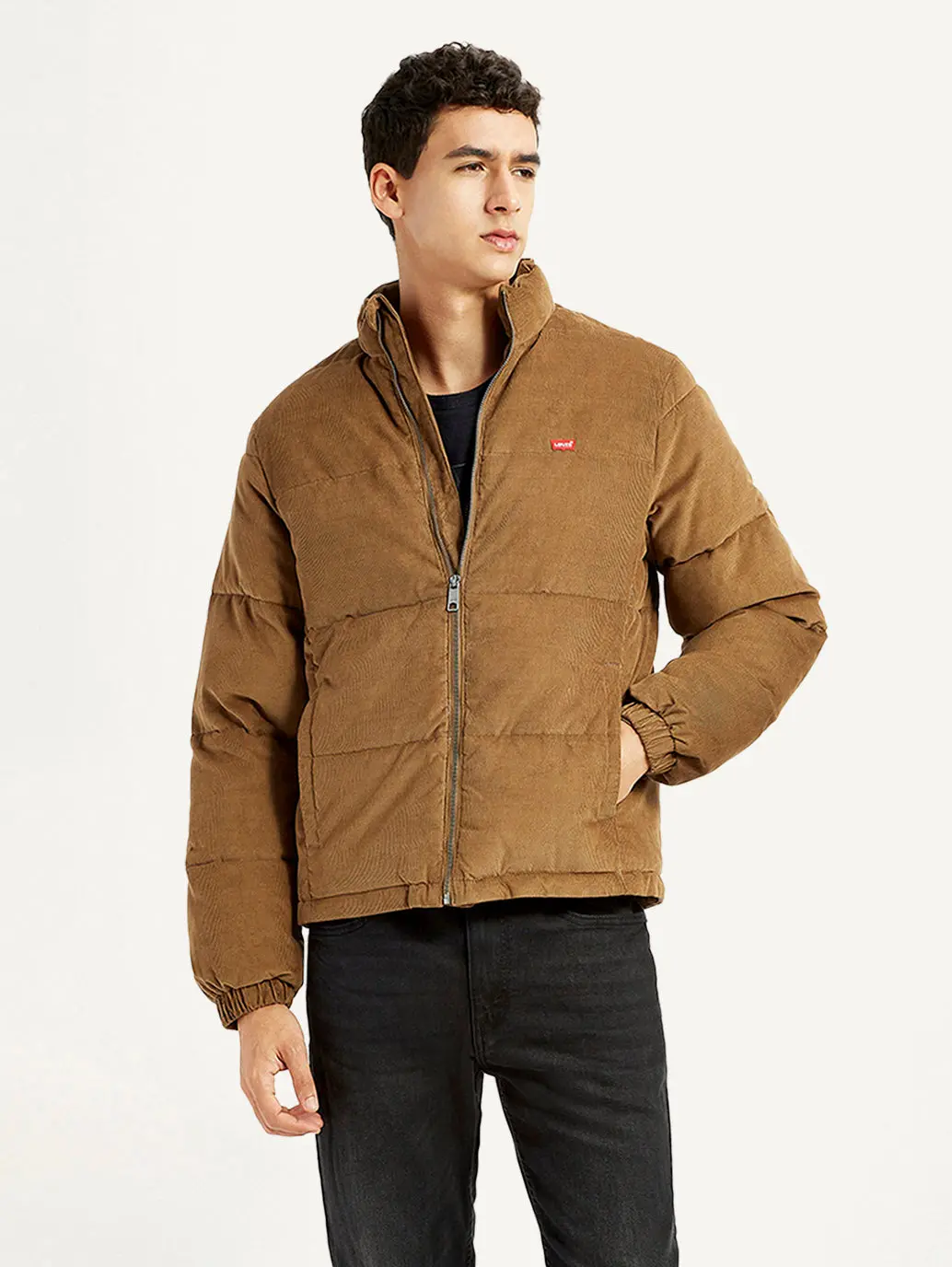 Men's Quilted Slim Fit Puffer Jacket 1