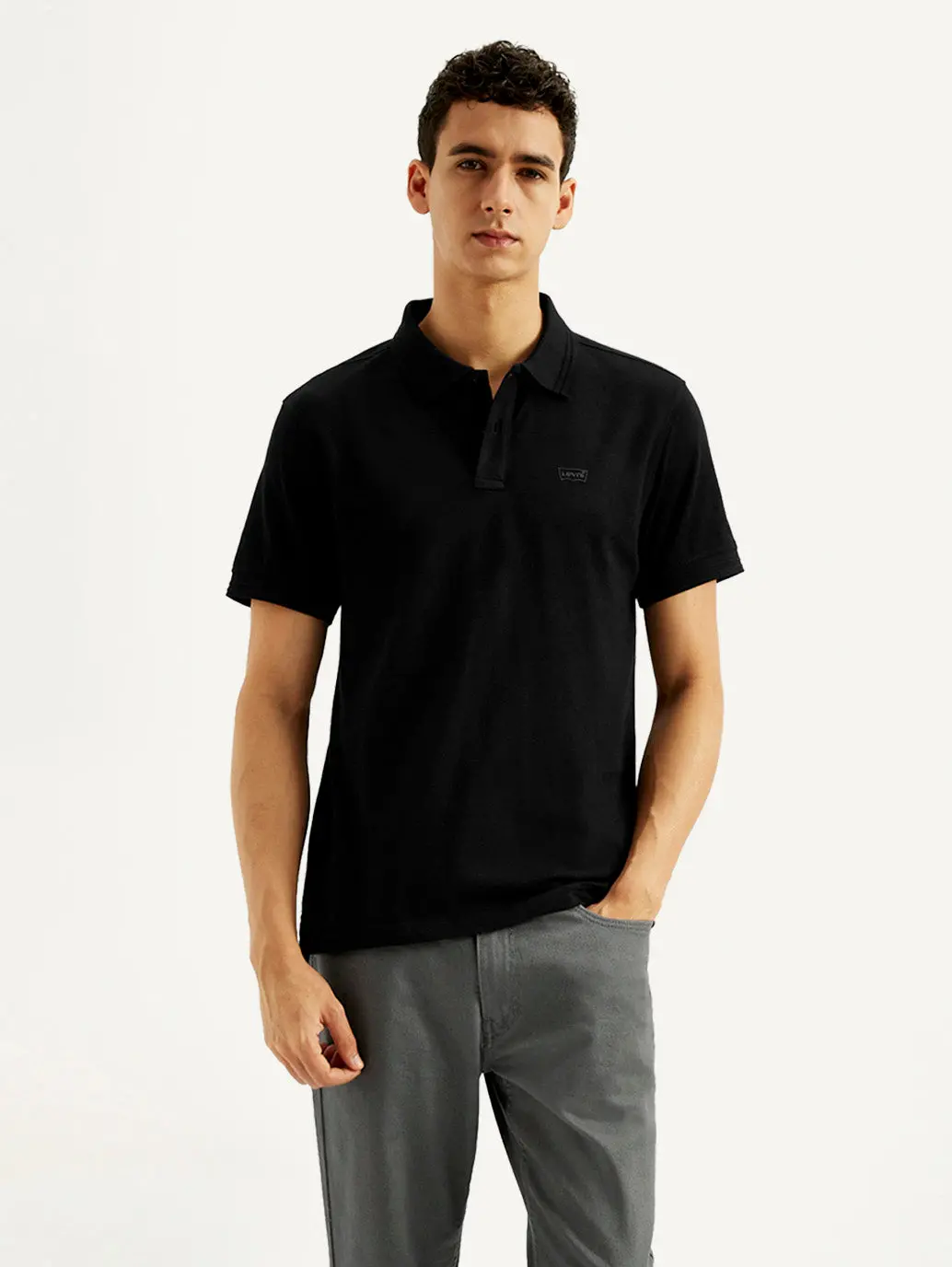 Men's Solid Slim Fit Polo T-Shirt 2