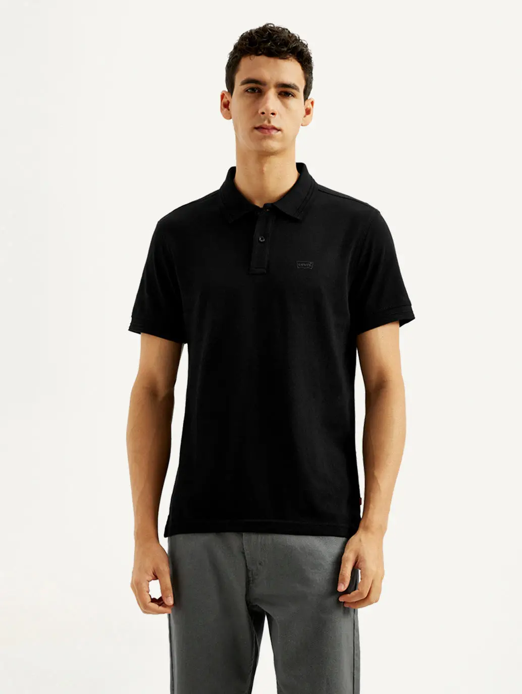 Men's Solid Slim Fit Polo T-Shirt 3